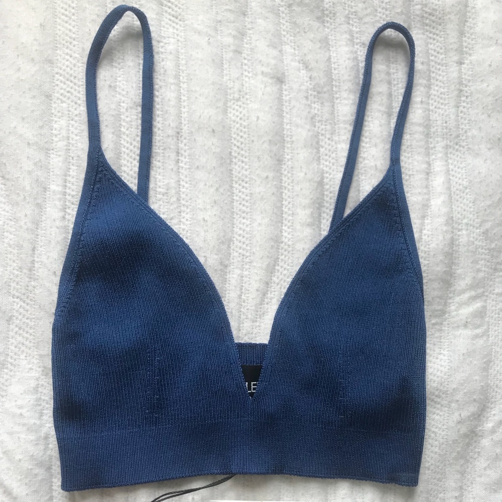 Raf Simons Calvin Klein 205w39nyc Silk Bralette